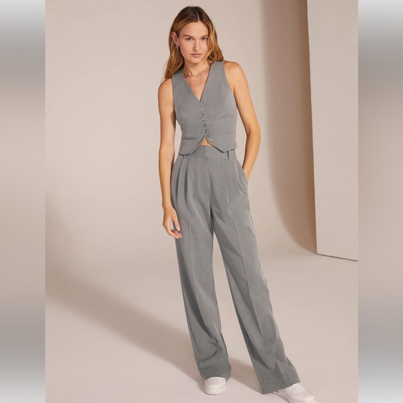 Favorite Daughter Pants - Favorite Daughter THE FAVORITE PANT Wide leg in grey Size 10